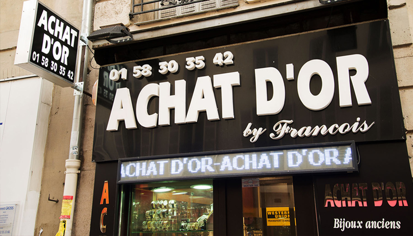 Achat d'or Paris 13 (75013)
